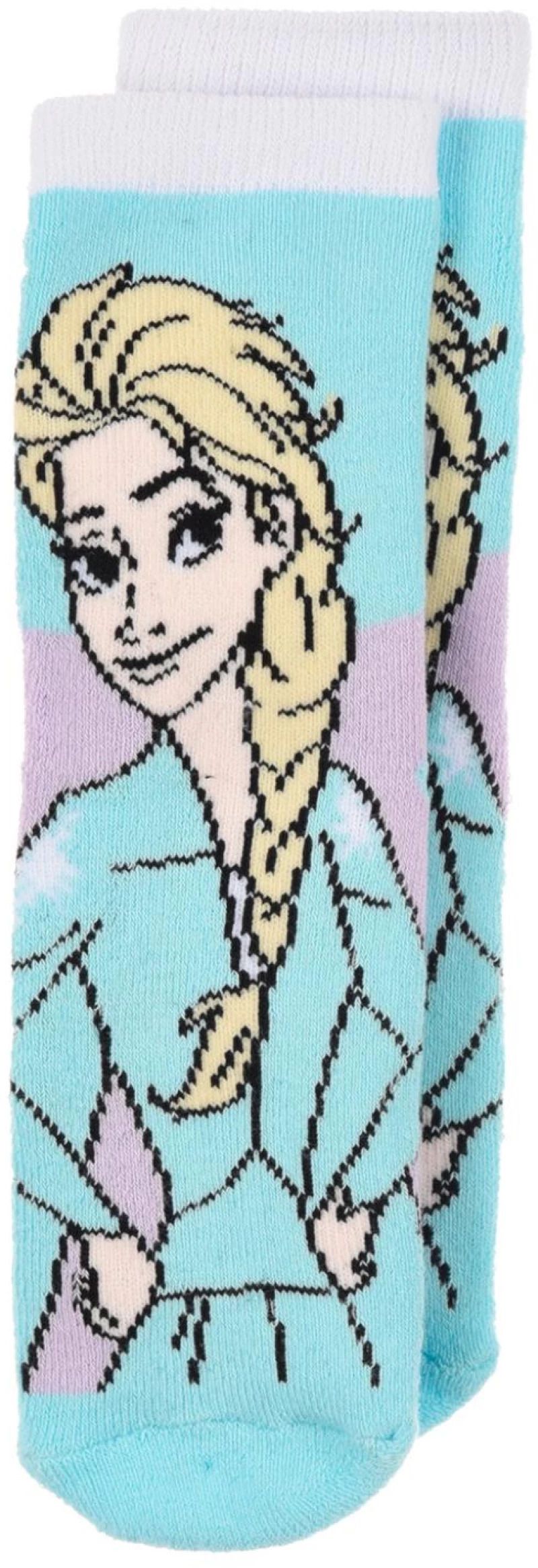 Αντιολισθητικές κάλτσες "Frozen" λιλά