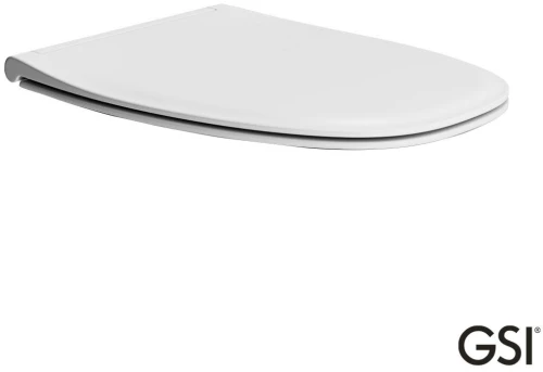 GSI Modo Κάλυμμα Λεκάνης βακελίτη SLIM soft close White Matt