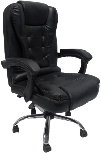 470819 ΚΑΡΕΚΛΑ ΓΡΑΦΕΙΟΥ LAGOM HM1198 ΜΑΥΡO PVC-ΜΕΤΑΛ.ΒΑΣΗ-ΜΑΥΡΟ NYLON ΣΚΕΛΕΤΟΣ 63X51X115ΥΕΚ