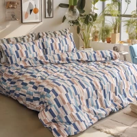 480066 BEAUTY HOME ΣΕΤ ΠΑΠΛΩΜΑΤΟΘΗΚΗ ΦΑΝΕΛΕΝΙΑ ΥΠΕΡΔΙΠΛΗ CANDY ART 12633 230X250 ΜΠΕΖ,ΜΠΛΕ
