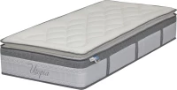 489846 ΣΤΡΩΜΑ UTOPIA PAKOWORLD POCKET SPRING ΜΕ ΑΝΩΣΤΡΩΜΑ 30-32CM 90X190ΕΚ