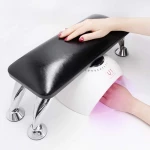 Arm Rest Manicure Σκαμπό Μαύρο