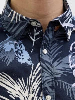 Πουκάμισο ανδρικό "Hawaii" μπλε