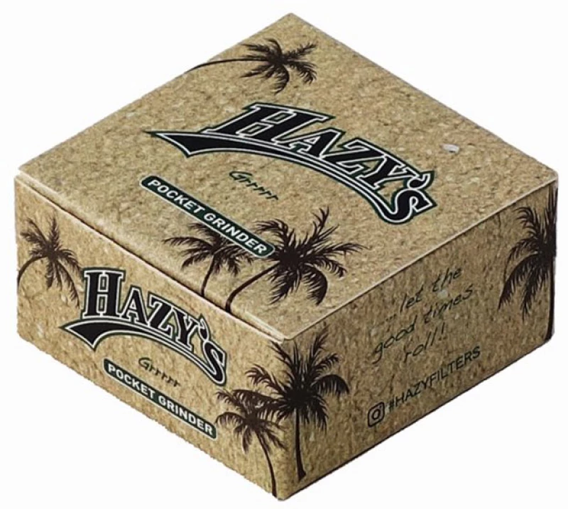 Hazy's Grinder Τρίφτης 48mm Μεταλλικός Σχέδιο Logo - 3 Parts