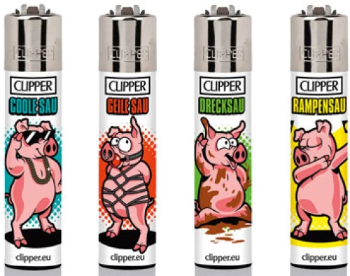 Clipper Αναπτήρας Μεγάλος - Pigs