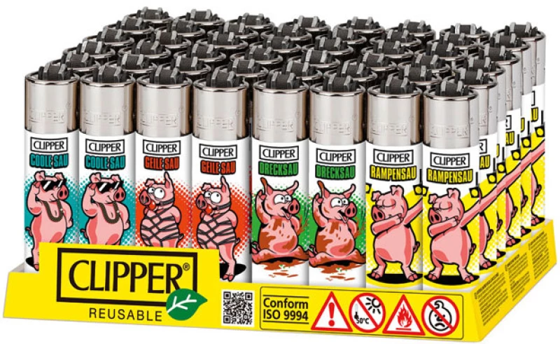 Clipper Αναπτήρας Μεγάλος - Pigs