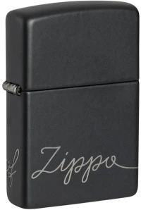 Zippo Αναπτήρας - 48979 Black Logo