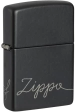Zippo Αναπτήρας - 48979 Black Logo