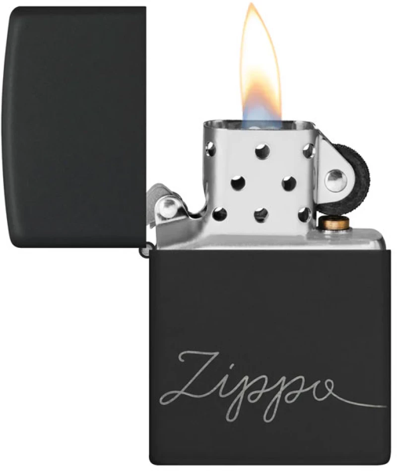 Zippo Αναπτήρας - 48979 Black Logo