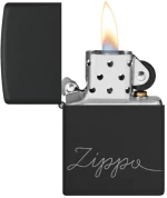 Zippo Αναπτήρας - 48979 Black Logo
