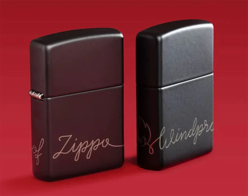 Zippo Αναπτήρας - 48979 Black Logo