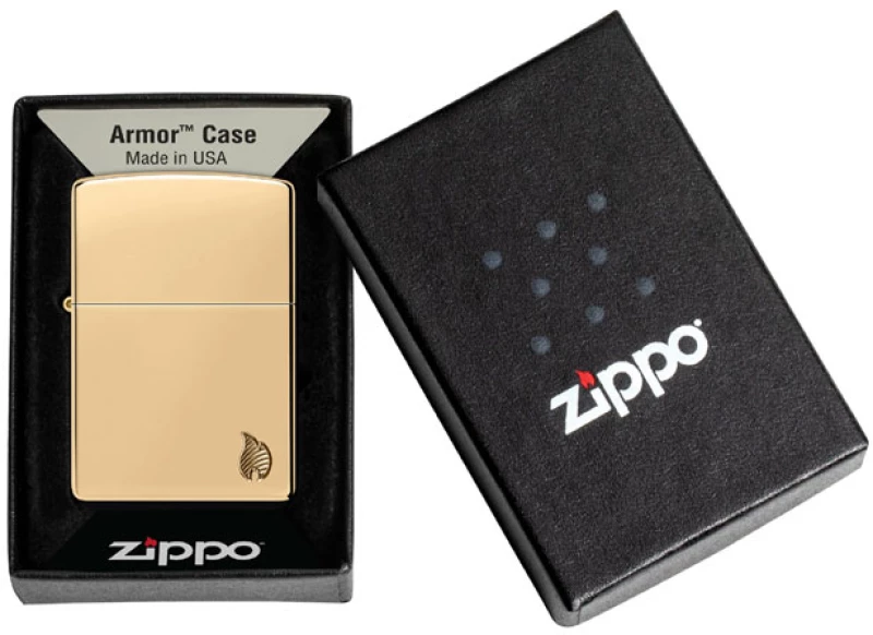 ZIPPO Αναπτήρας - Armor® High Polish Brass Flame (46397)