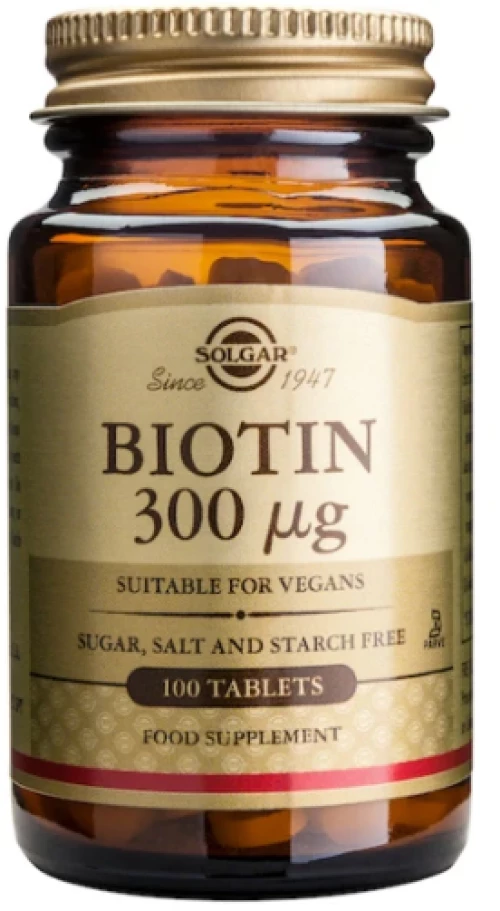 Solgar | Biotin 300mcg | 100tabs