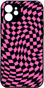 Black&Pink Pattern IPhone 15