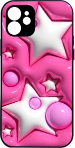 Stars on pink IPhone 11