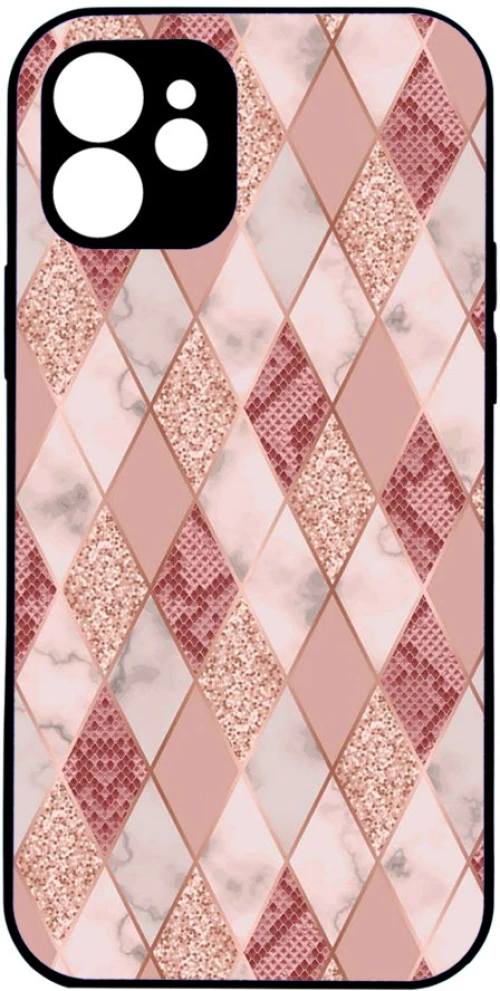 Marble pink rhombus Redmi 10C
