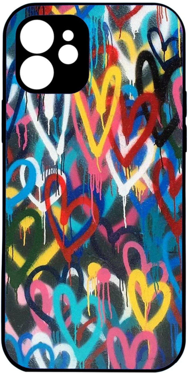colorful hearts IPhone 13