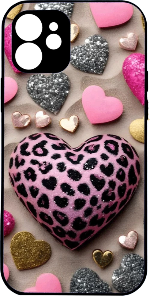 Leopard Heart IPhone 15 Pro