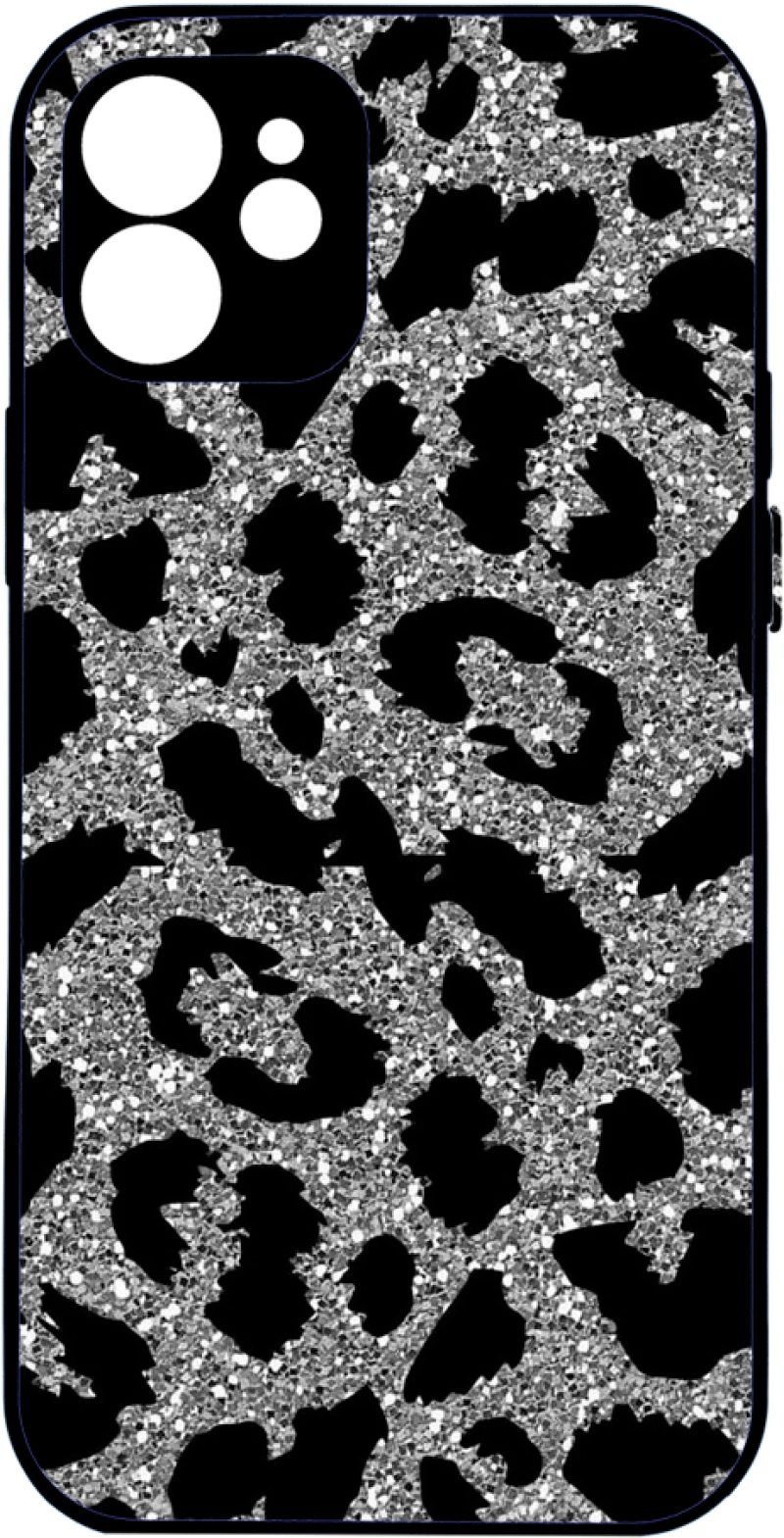 Animal print leopard silver IPhone 16 Pro