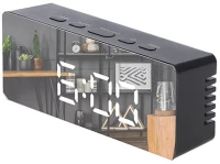 ADLER LED ALARM CLOCK BLACK