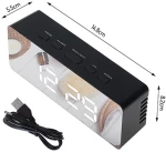 ADLER LED ALARM CLOCK BLACK