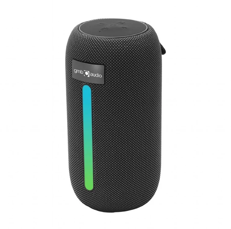 GEMBIRD WIRELESS PORTABLE LED SPEAKER BLACK