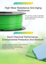 Creality HR-TPU Blue 3d Printer Soft Adhesive material Filament 1kg 1.75 (3301040039)