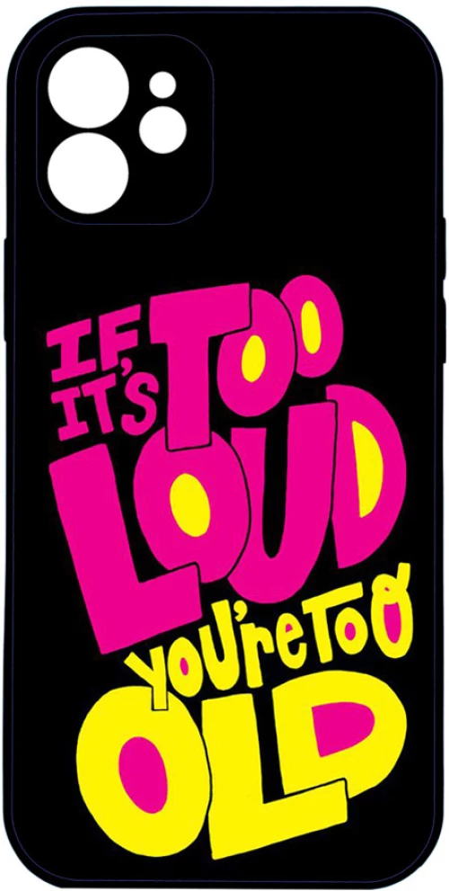 You're too old
