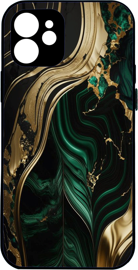 Marble green-gold IPhone 15 Pro