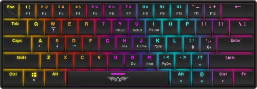 ARMAGGEDDON LOW PROFILE MODULAR MECH. KEYBOARD SMK-1C PSYCHSPARROW BLUE SWITH BLACK CLICKY