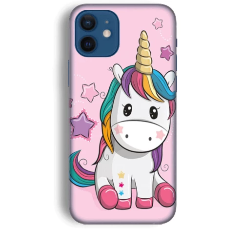 Baby Unicorn Silicone case Θήκη για Iphone 11 pink