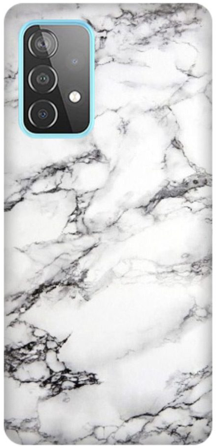 Marble Silicone case Θήκη για Samsung Galaxy A32 4G white