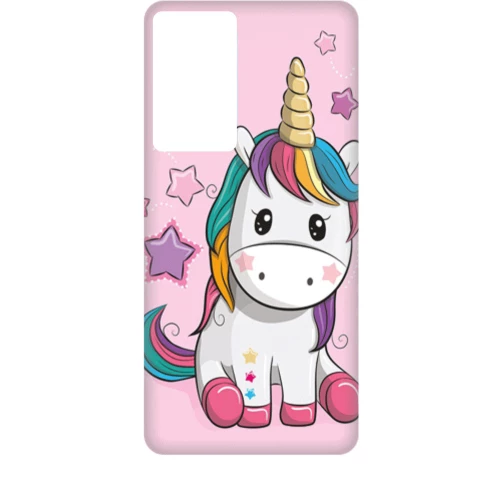 Baby Unicorn Silicone case Θήκη για Xiaomi Redmi Note 10 / 10S pink