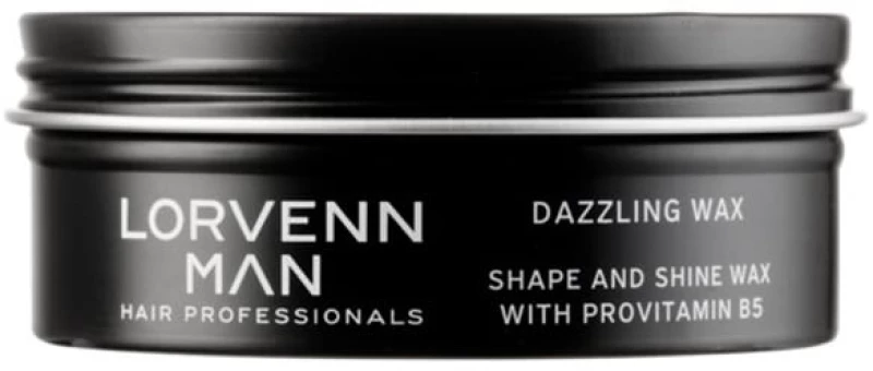 Lorvenn Man Dazzling Wax Κερί Λάμψης & Διαμόρφωσης Μαλλιών 80ml