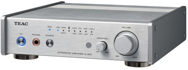 TEAC AI-303 USB DAC και Oλοκληρωμένος Eνισχυτής Aσημένιο