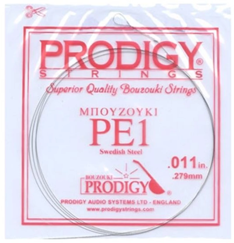 PRODIGY 1η Χορδή Μπουζουκιού Ρε (0.11)