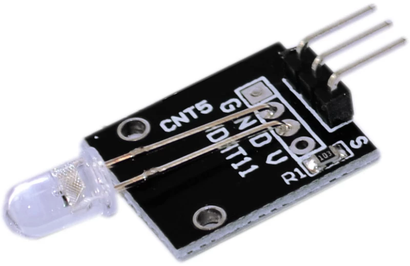 RGB LED 7-χρώματα 5mm