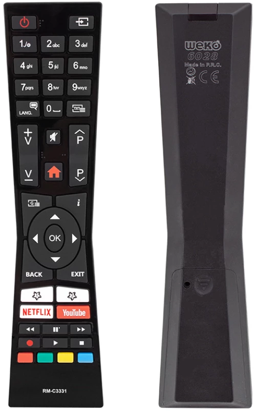 JVC RM-C3331 Netflix Youtube Remote Control