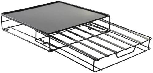 Διοργανωτής Κάψουλες Καφέ DKD Home Decor 28,7 x 32 x 7 cm Μαύρο Μέταλλο