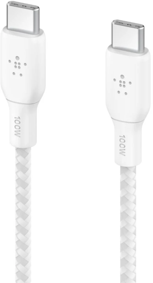 Καλώδιο USB Belkin CAB014BT2MWH Λευκό 2 m