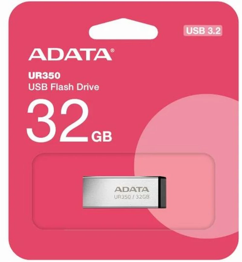 Στικάκι USB Adata UR350  Μαύρο Ασημί 32 GB