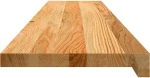 vidaXL Πατάκια Σκάλας 4 τεμ. Ανοιχτό Καφέ 120x30x2 cm Ξύλο Δρυός