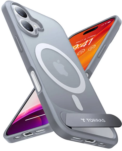 Etui Torras Pstand Series do iPhone 16 Plus (Titanium gray)