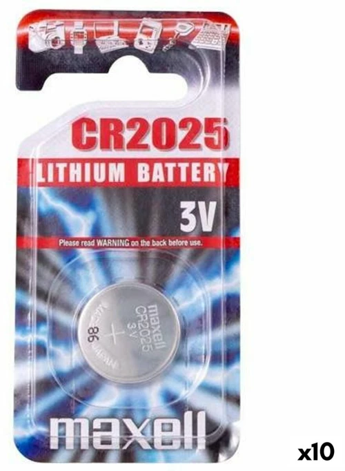 Μπαταρίες Κουμπιά Λιθίου Maxell 3V CR2025 (x10)