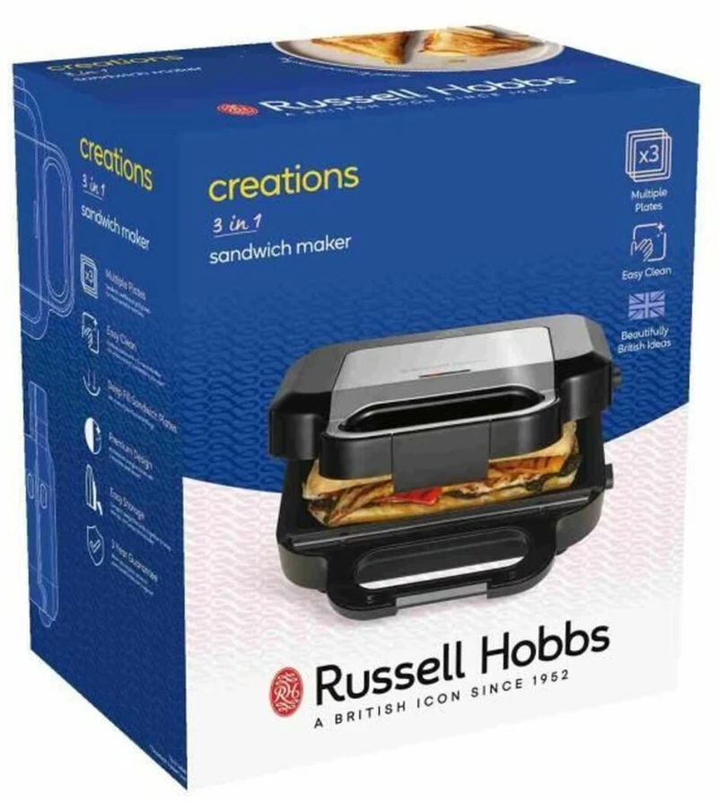 Σαντουιτσιέρα Russell Hobbs 26810-56 750 W Μαύρο
