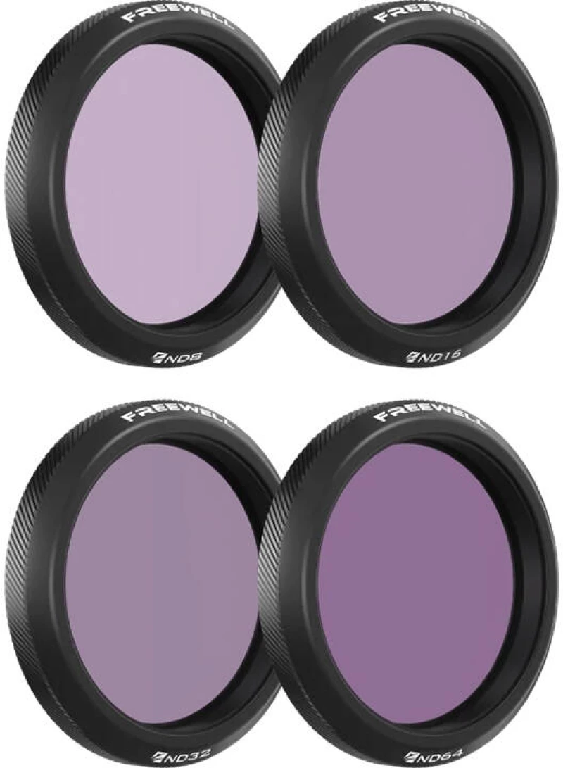 Freewell set of 4 ND filters for DJI Osmo Action 5 Pro