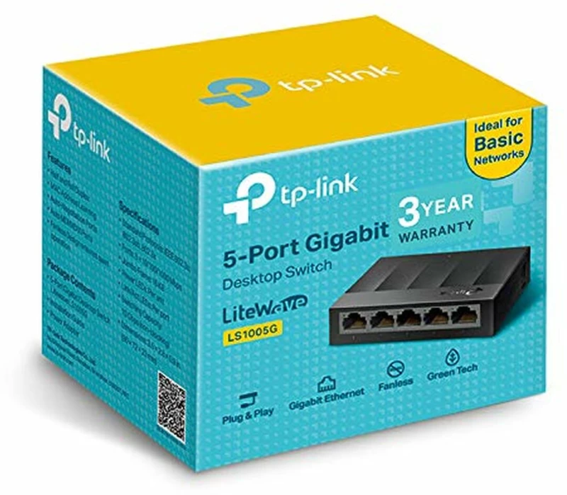 Διακόπτης TP-Link LS1005G Μαύρο