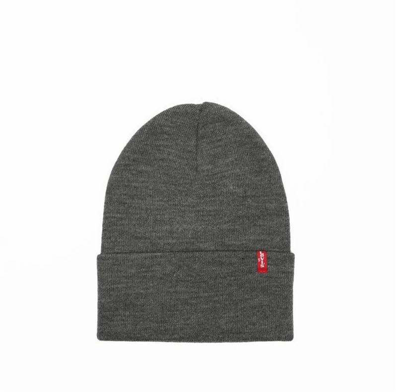 Αθλητικό Σκουφάκι Levi's Slouchy Red Tab Beanie  Regular Σκούρο γκρίζο Ένα μέγεθος