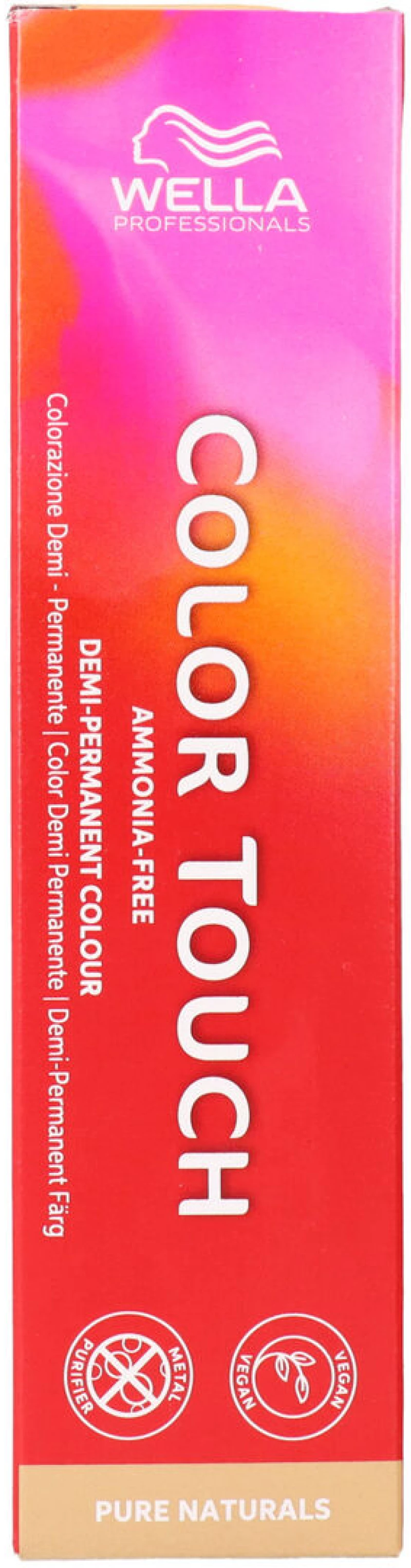 Ημιμόνιμη Βαφή Wella Color Touch Pure Naturals Nº 6/0 60 ml