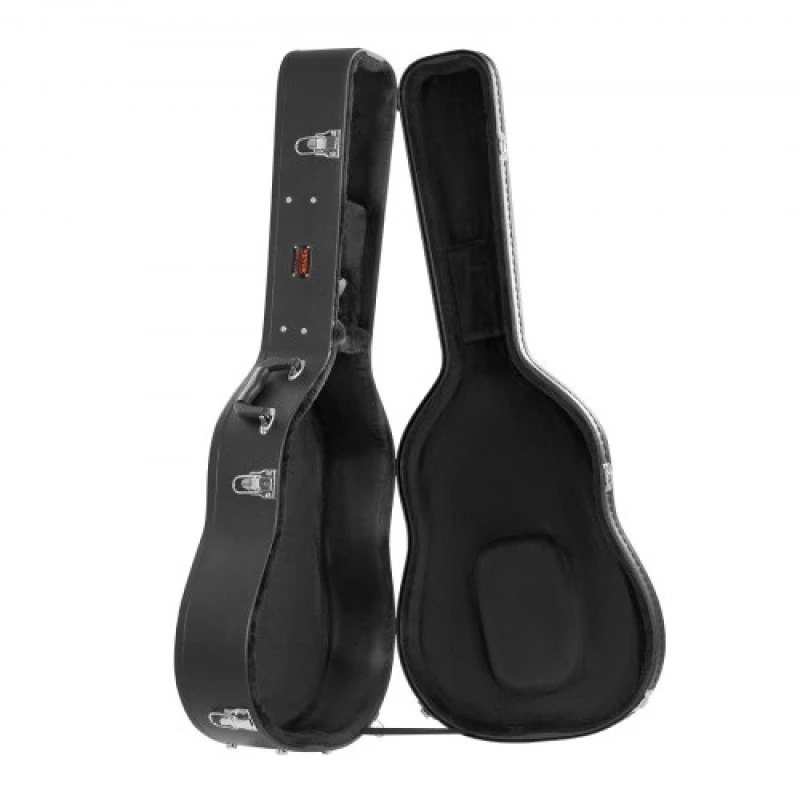 VEVOR Acoustic Guitar Hard Case 43.31 in With Lock And Keys for Acoustic Guitar
